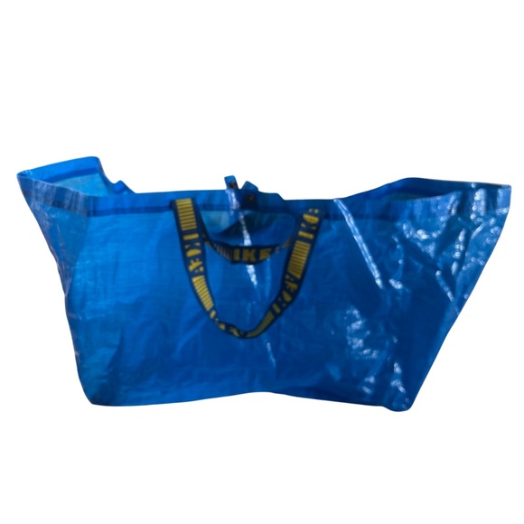 2 Large Double Strap Snap Closure IKEA Shopping  Bags - Picture 4 of 9